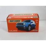 Matchbox 1:64 Power Grab - Jeep Renegade 2019 blue